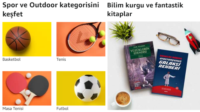 Geniş ürün yelpazesi ile Amazon alışverişi