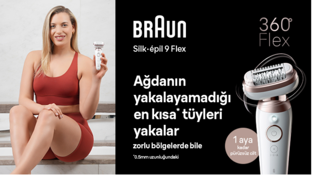 Braun epilatörleri ile pürüzsüz sonuçlar