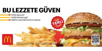 McDonald's menüsü ile leziz ve hızlı yemek