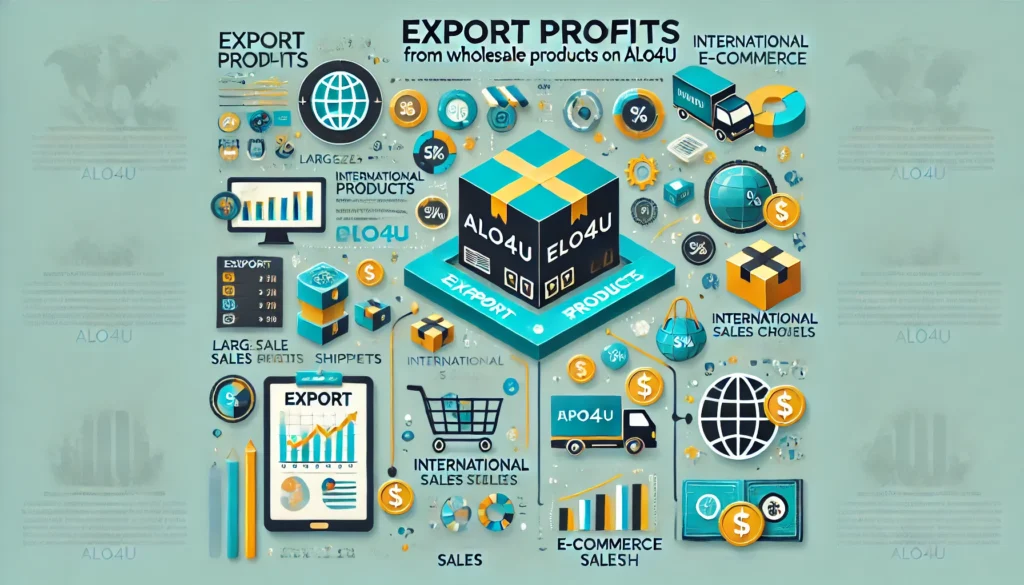 Alo4u Toptan Ürünleri ile İhracat Yolu ile Yüksek Kazanç Sağlama