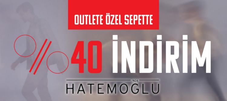 Alo4u, Hatemoğlu outlet ürünlerinde %40 indirim sunarak şıklığınızı uygun fiyatlarla sunuyor.